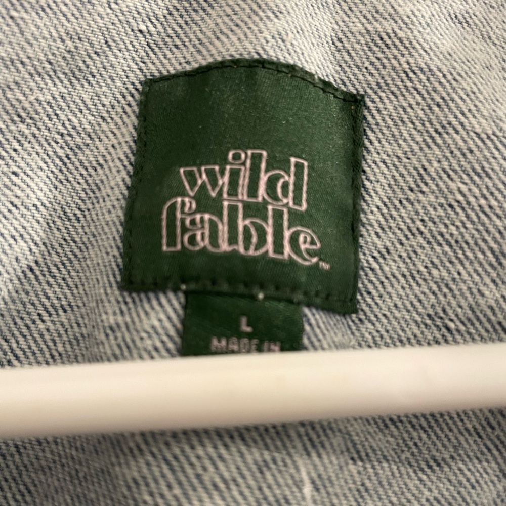 Wild Fable Light Blue Jean Jacket - Picture 5 of 5
